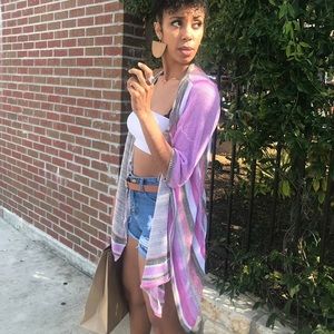 Net Cardigan/Cover Up